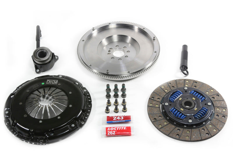 DKM Clutch VW GLI 1.8T 6-Spd Sprung Organic MB Clutch Kit w/Steel Flywheel (440 ft/lbs Torque)-Clutch Kits - Single-Grocery Getter Performance