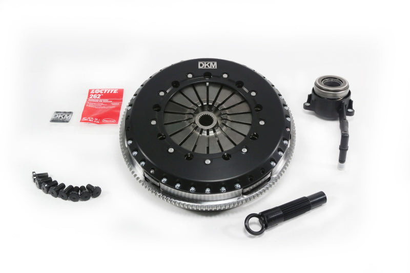 DKM Clutch VW MK4 R32 MS Twin Disc Clutch Kit w/Steel Flywheel (660 ft/lbs Torque)-Clutch Kits - Multi-Grocery Getter Performance