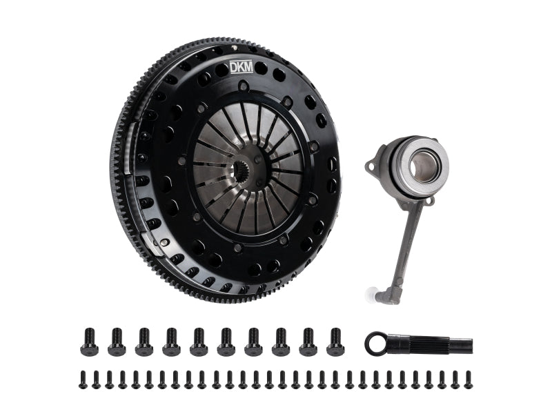 DKM Clutch VW MK4 R32 MS Twin Disc Clutch Kit w/Steel Flywheel (660 ft/lbs Torque)-Clutch Kits - Multi-Grocery Getter Performance