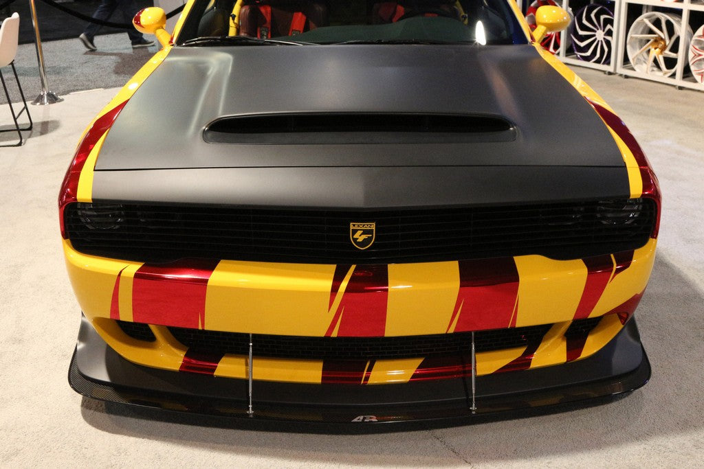 Dodge Challenger Demon/ Hellcat Widebody Carbon Fiber Front Wind Splitter 2018 - 2023-Front Wind Splitter-Grocery Getter Performance