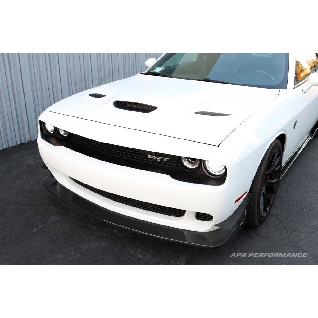 Dodge Challenger Hellcat Carbon Fiber Front Bumper Canards 2015-2023-Front Bumper Canards-Grocery Getter Performance