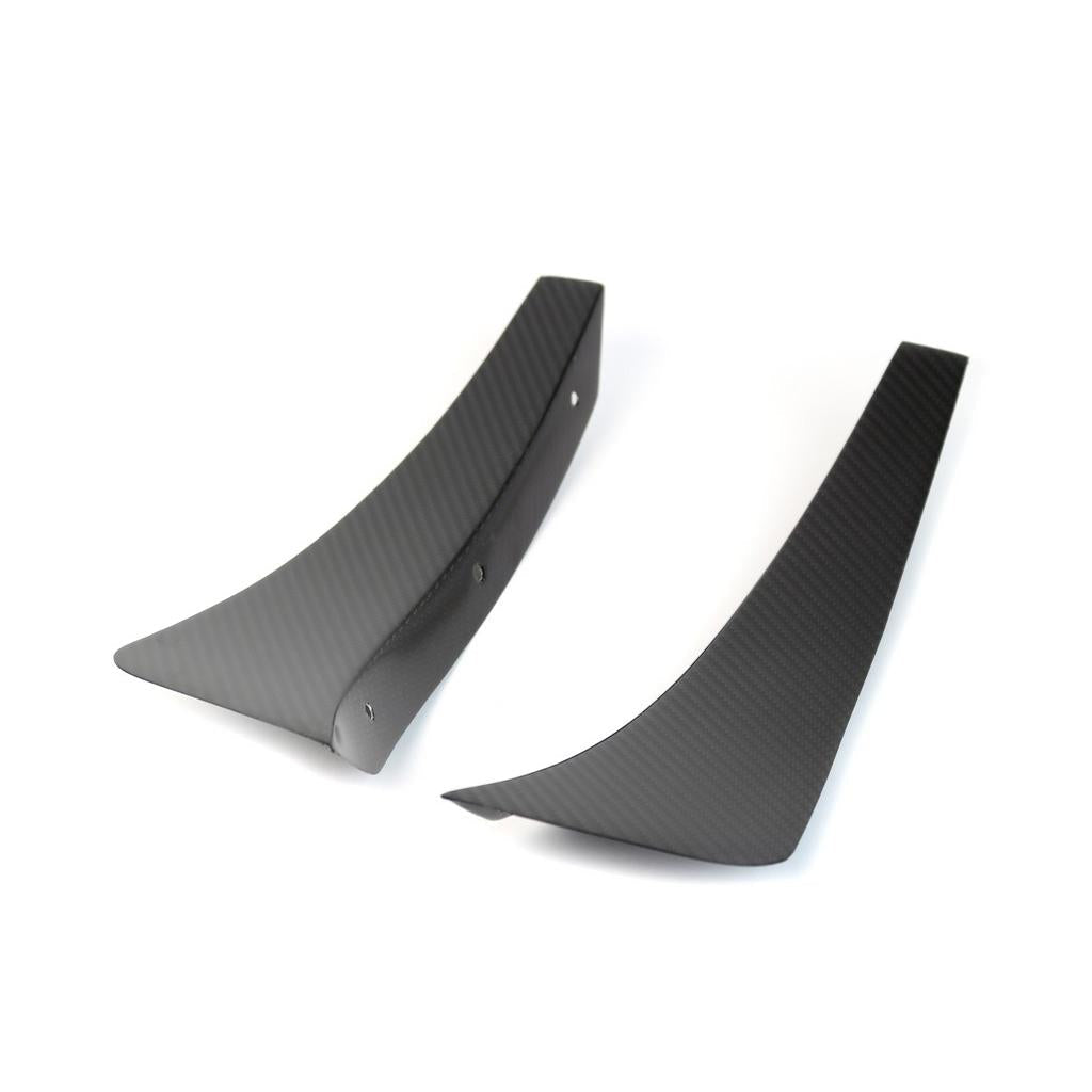 Dodge Challenger Hellcat Carbon Fiber Front Bumper Canards 2015-2023-Front Bumper Canards-Grocery Getter Performance