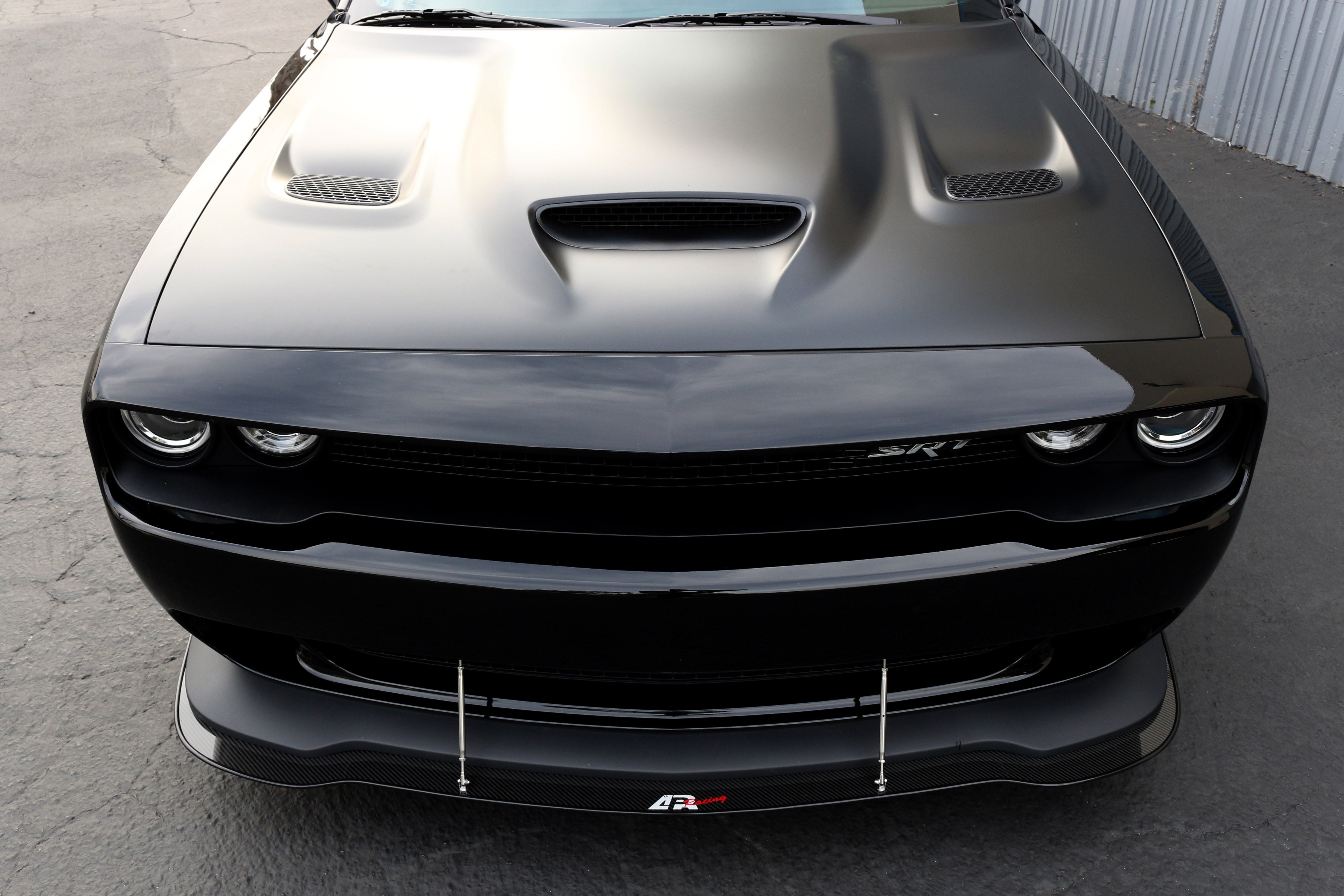 Dodge Challenger Hellcat Carbon Fiber Front Wind Splitter 2015 - 2023-Front Wind Splitter-Grocery Getter Performance