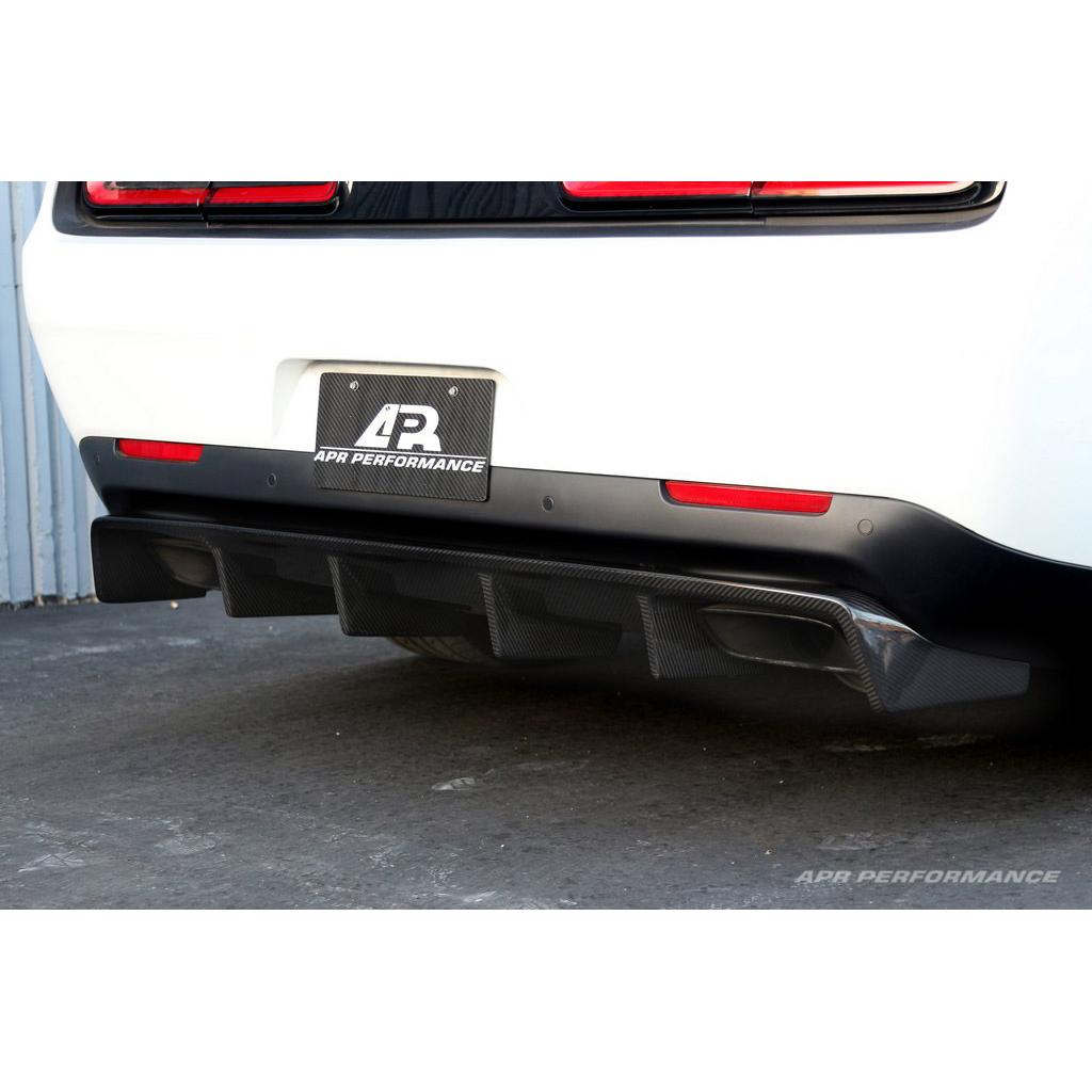 Dodge Challenger Hellcat Carbon Fiber Rear Diffuser 2015-2023-Rear Diffuser-Grocery Getter Performance