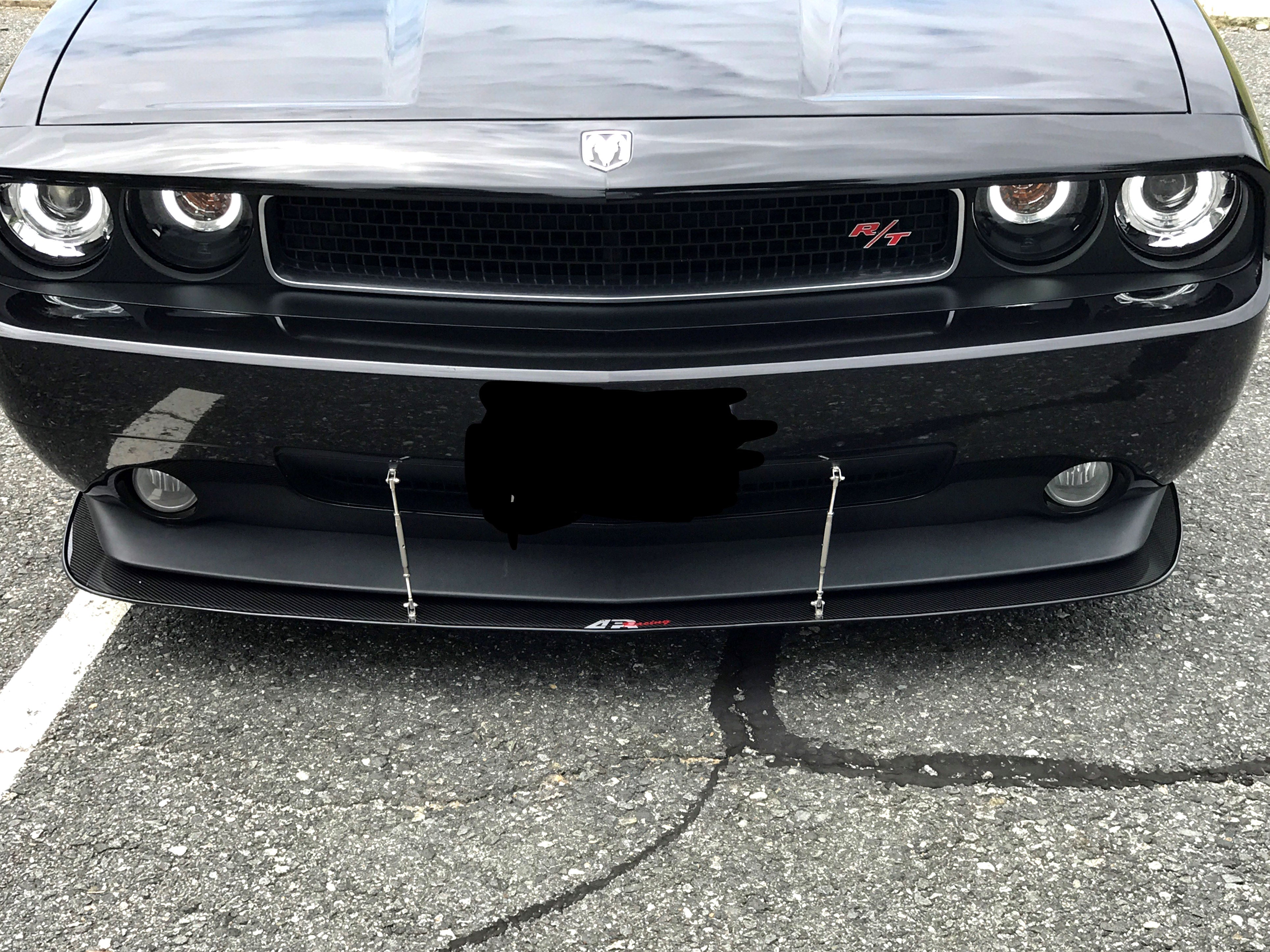 Dodge Challenger RT/ SXT Carbon Fiber Front Wind Splitter 2008 - 2010-Front Wind Splitter-Grocery Getter Performance