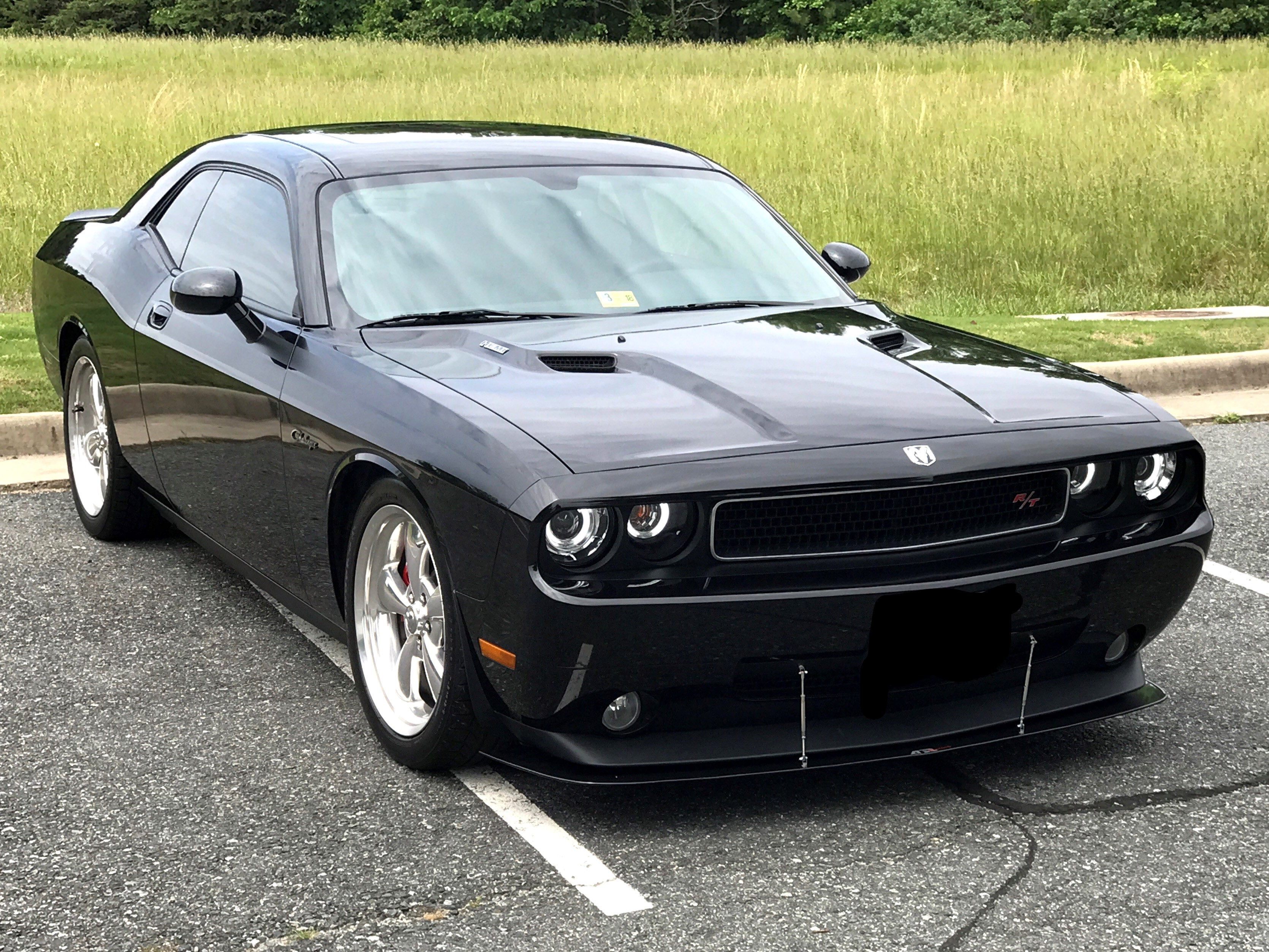 Dodge Challenger RT/ SXT Carbon Fiber Front Wind Splitter 2008 - 2010-Front Wind Splitter-Grocery Getter Performance