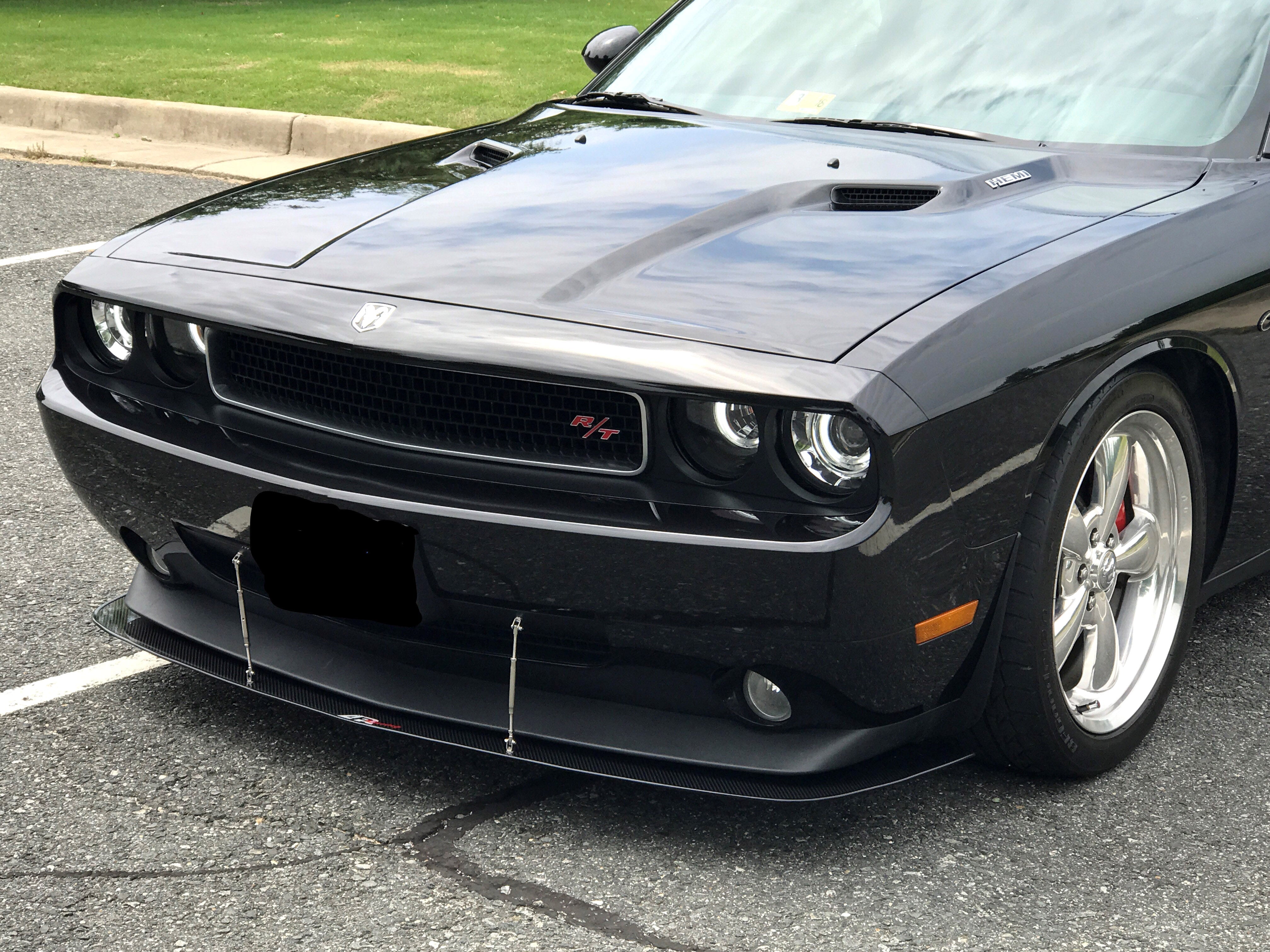 Dodge Challenger RT/ SXT Carbon Fiber Front Wind Splitter 2008 - 2010-Front Wind Splitter-Grocery Getter Performance