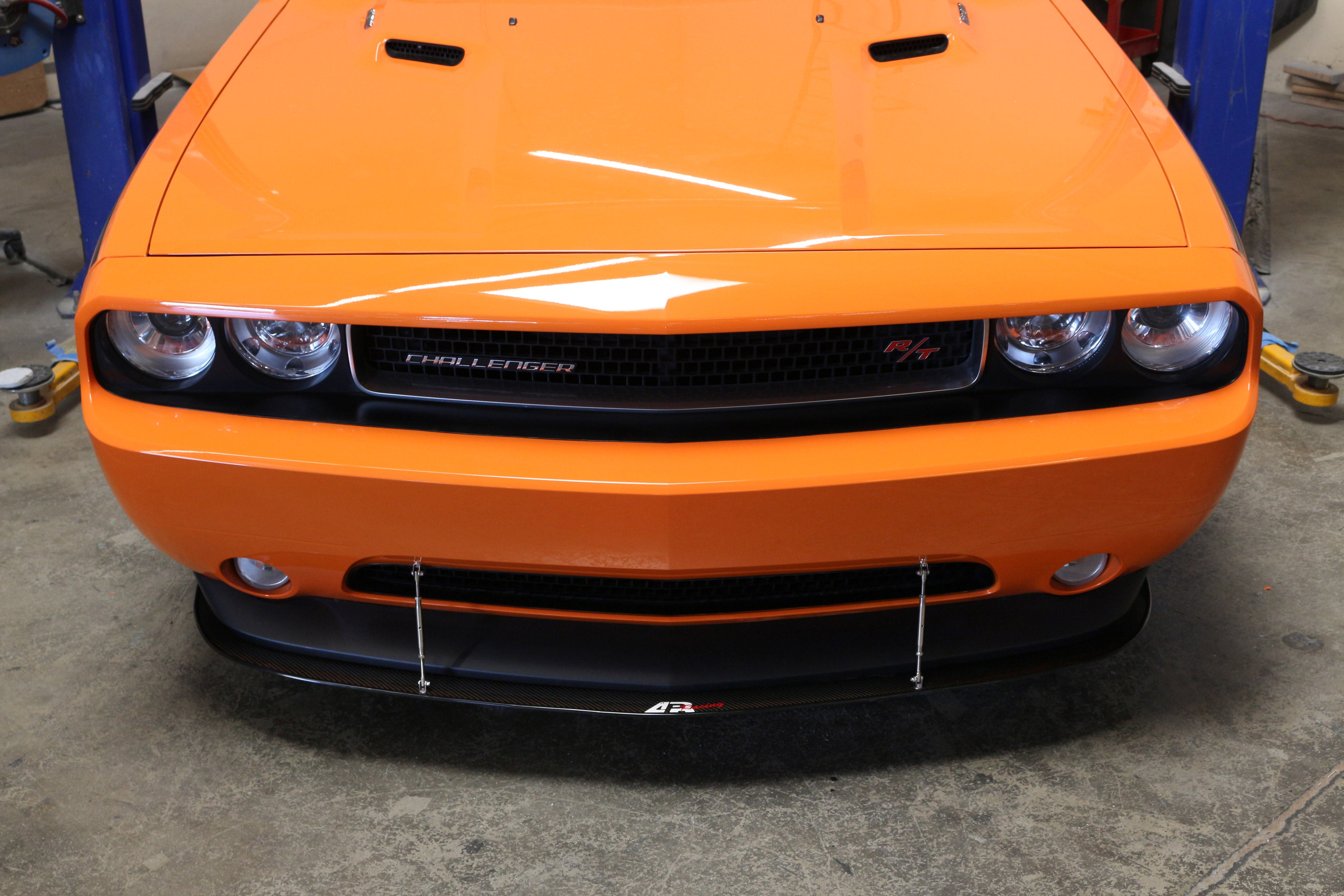 Dodge Challenger RT/ SXT Carbon Fiber Front Wind Splitter 2011 - 2014-Front Wind Splitter-Grocery Getter Performance