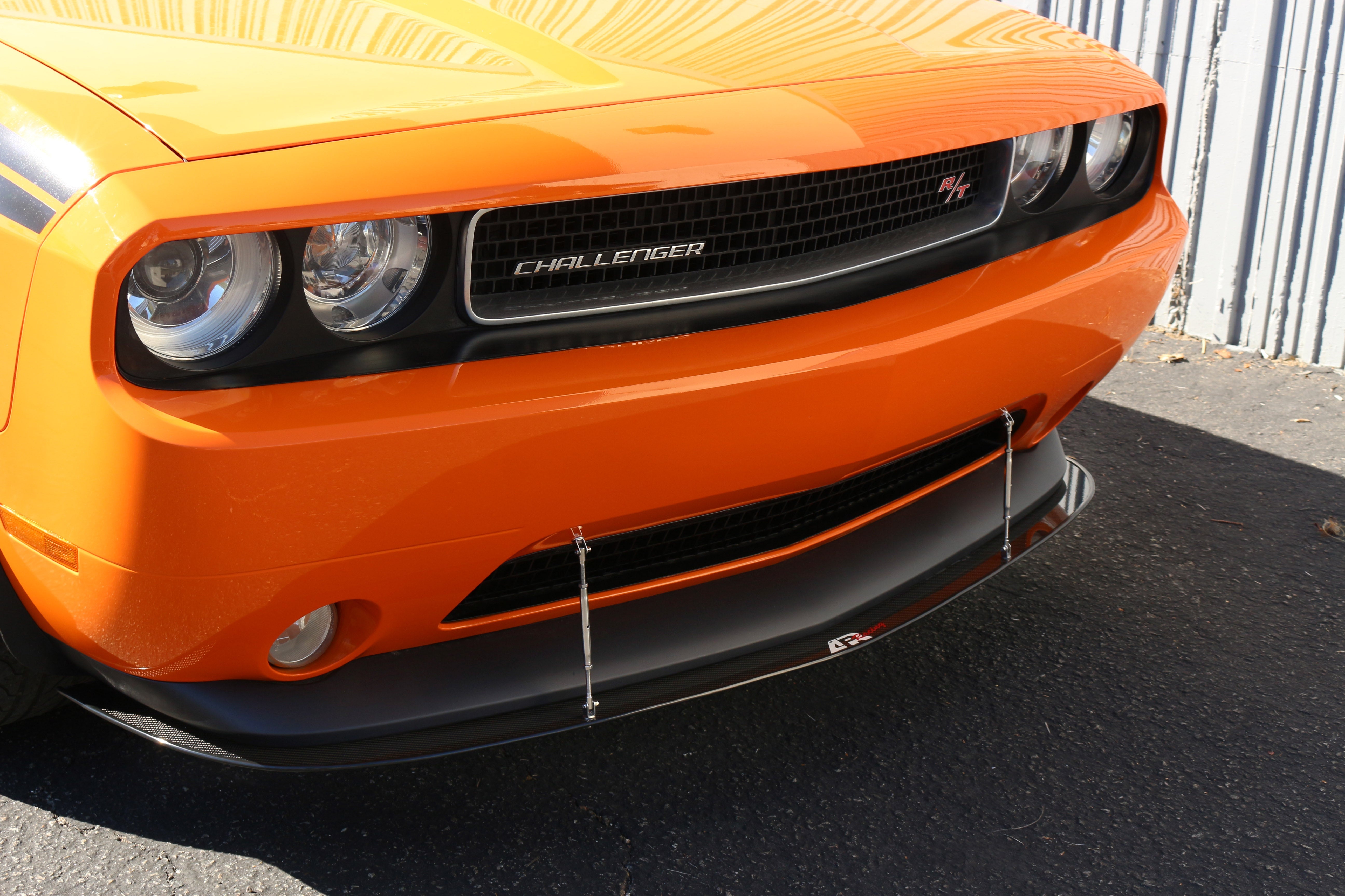 Dodge Challenger RT/ SXT Carbon Fiber Front Wind Splitter 2011 - 2014-Front Wind Splitter-Grocery Getter Performance