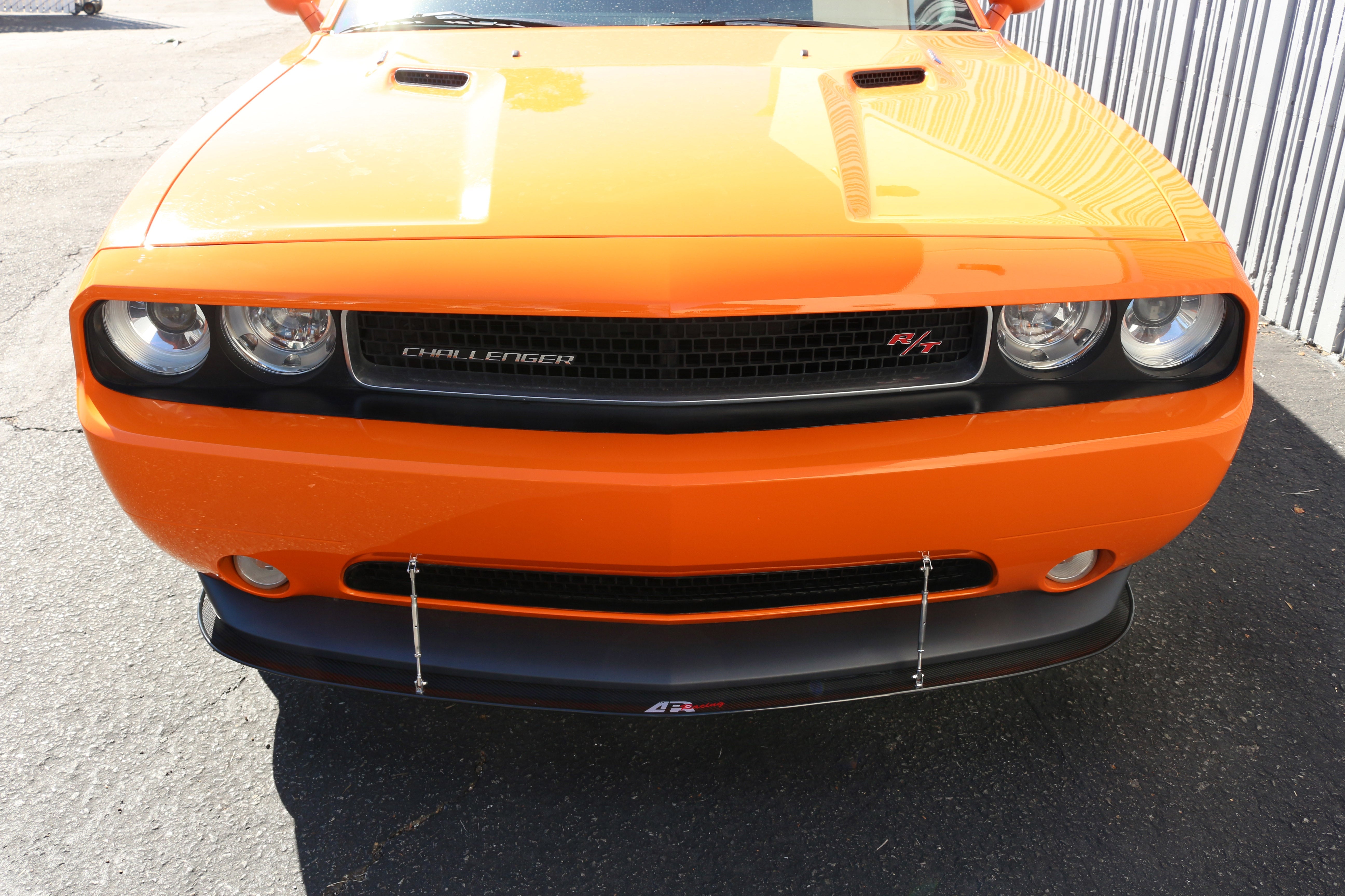 Dodge Challenger RT/ SXT Carbon Fiber Front Wind Splitter 2011 - 2014-Front Wind Splitter-Grocery Getter Performance
