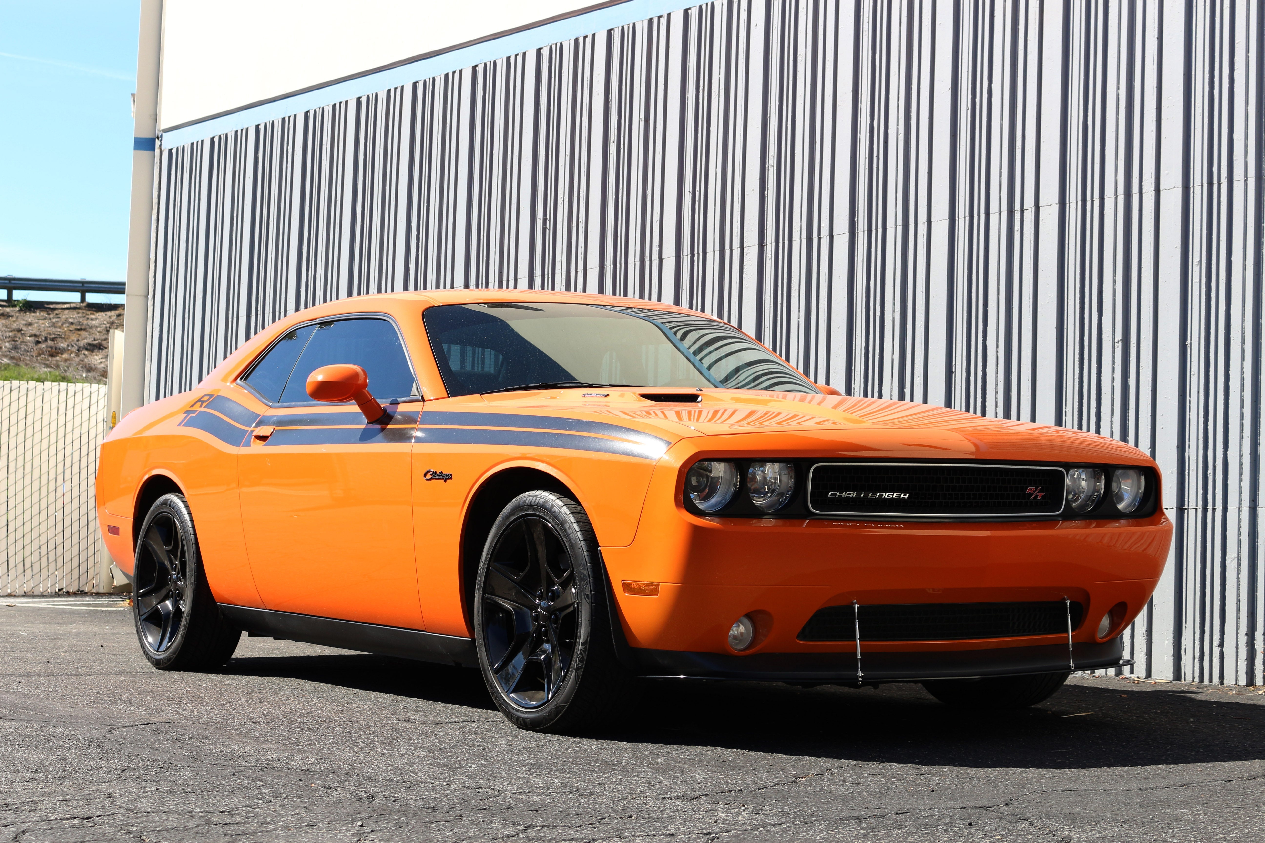 Dodge Challenger RT/ SXT Carbon Fiber Front Wind Splitter 2011 - 2014-Front Wind Splitter-Grocery Getter Performance