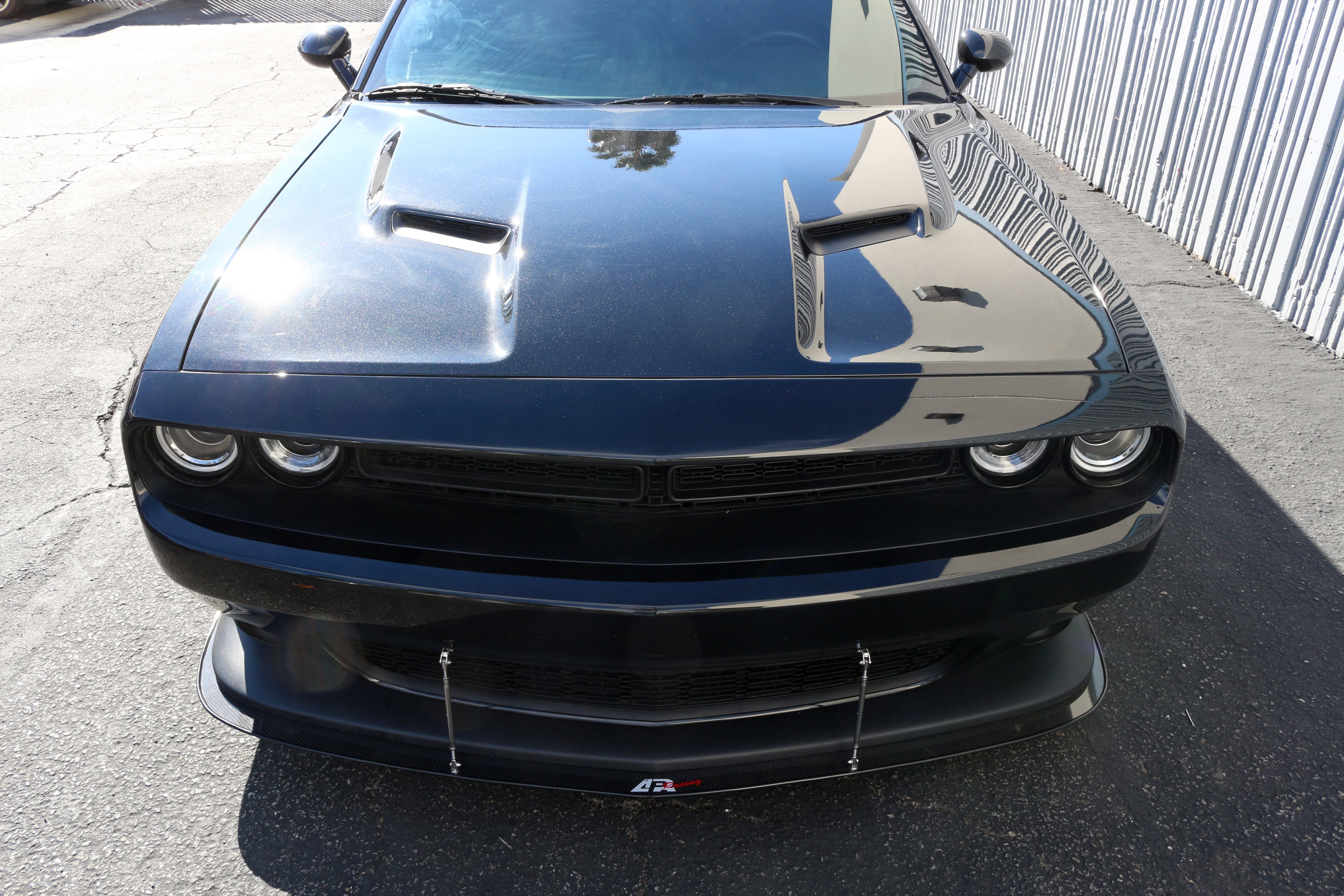 Dodge Challenger Scat Pack/ SRT Carbon Fiber Front Wind Splitter 2015 - 2023-Front Wind Splitter-Grocery Getter Performance
