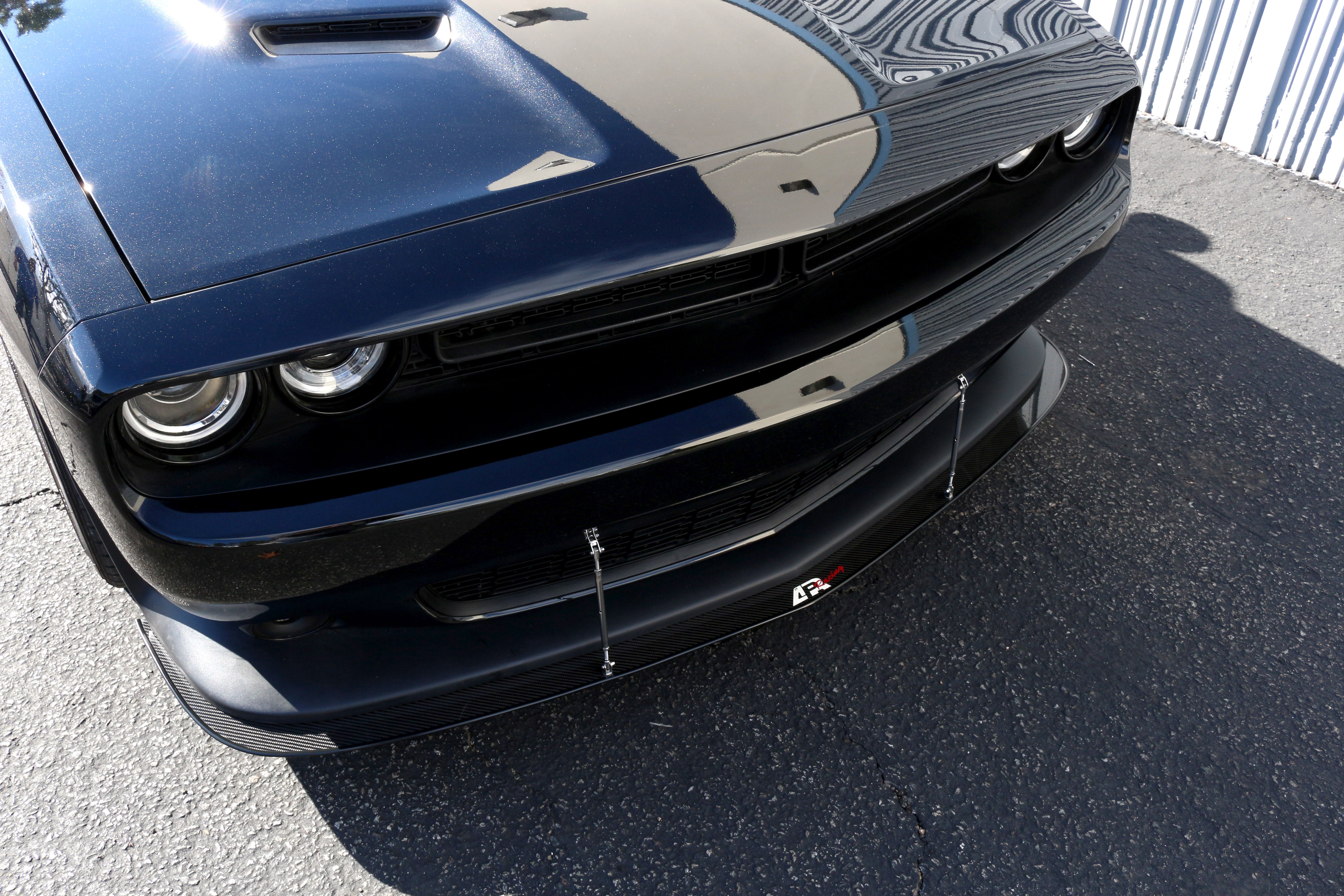 Dodge Challenger Scat Pack/ SRT Carbon Fiber Front Wind Splitter 2015 - 2023-Front Wind Splitter-Grocery Getter Performance