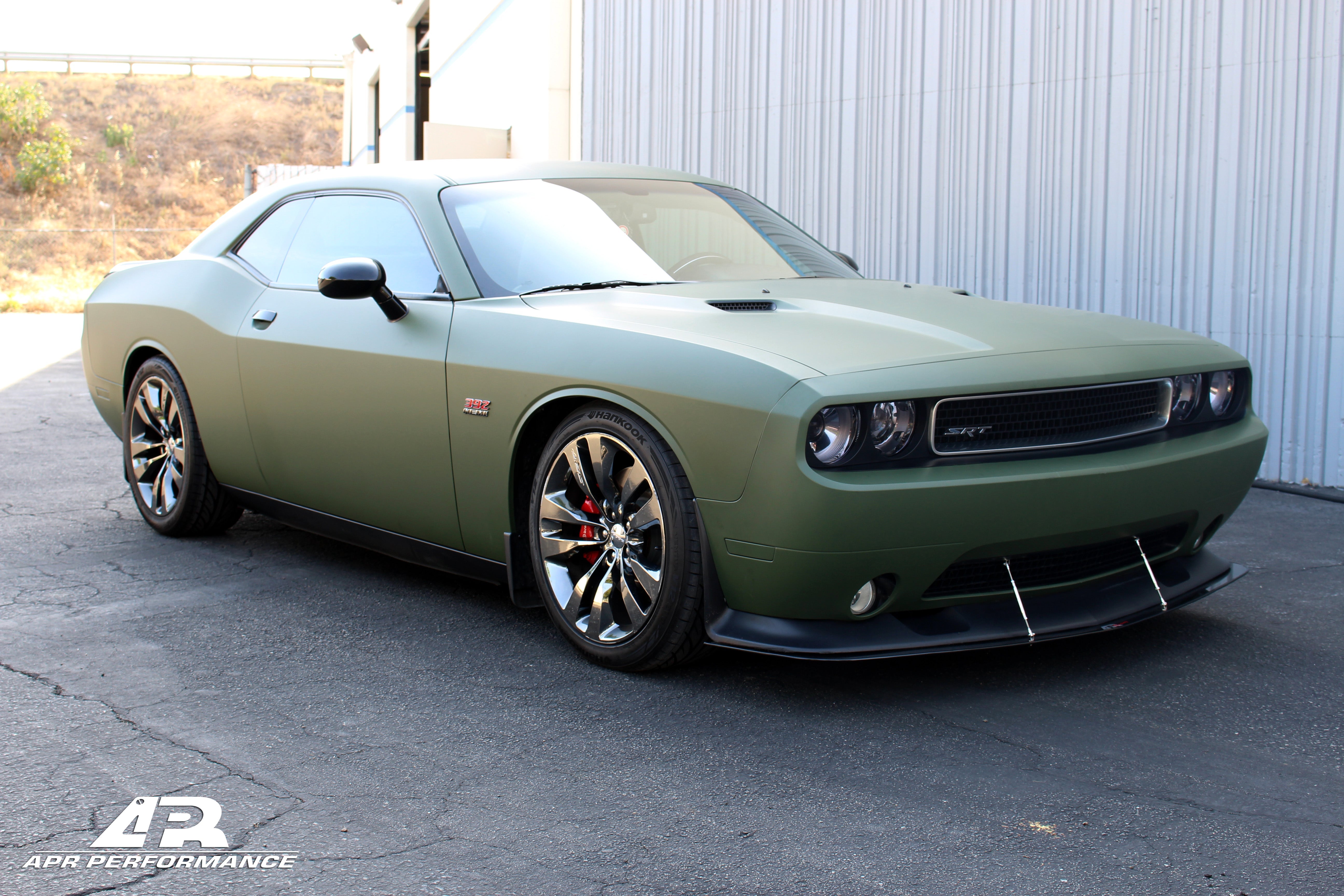 Dodge Challenger SRT-8 Carbon Fiber Front Wind Splitter 2008 - 2010-Front Wind Splitter-Grocery Getter Performance
