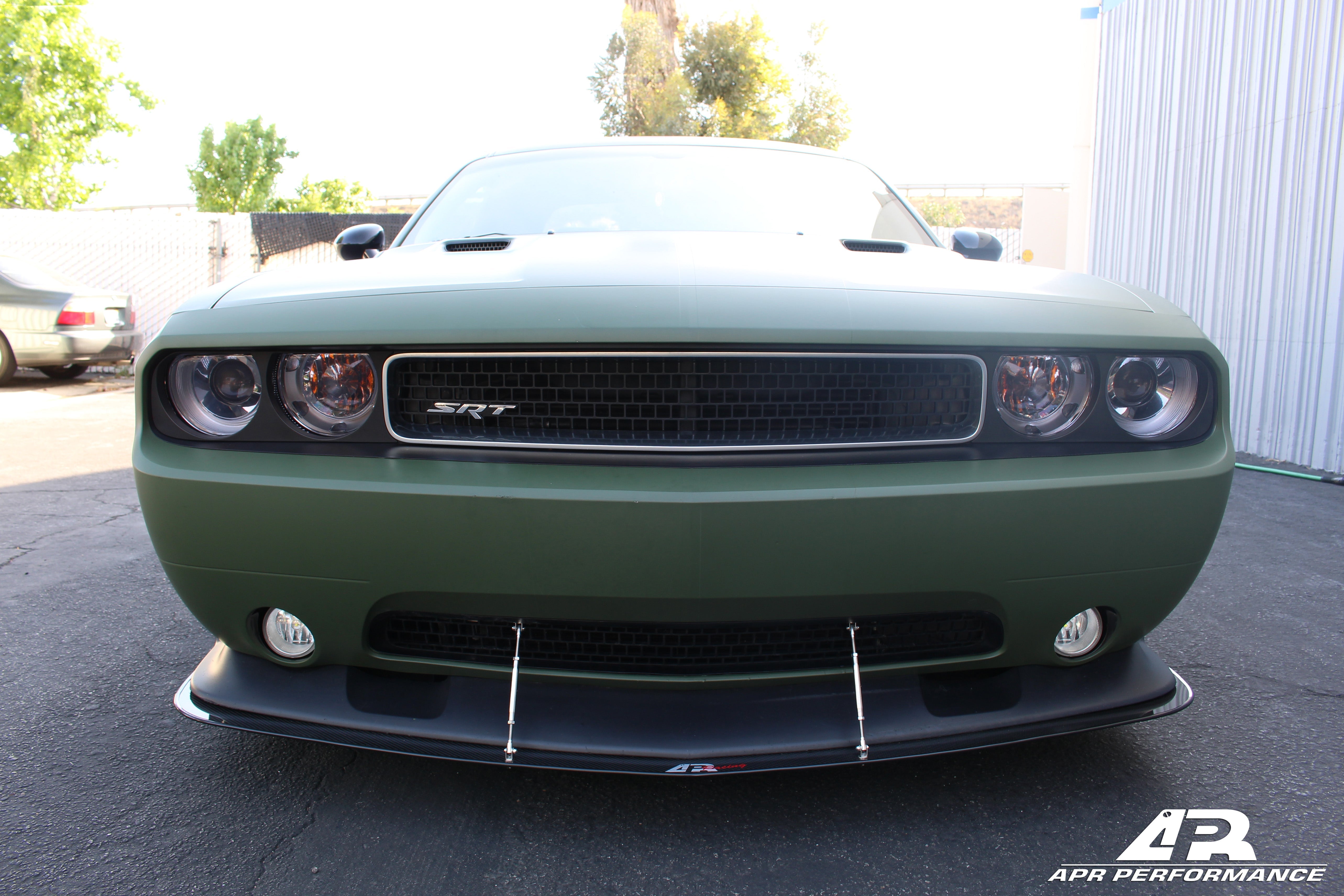 Dodge Challenger SRT-8 Carbon Fiber Front Wind Splitter 2008 - 2010-Front Wind Splitter-Grocery Getter Performance