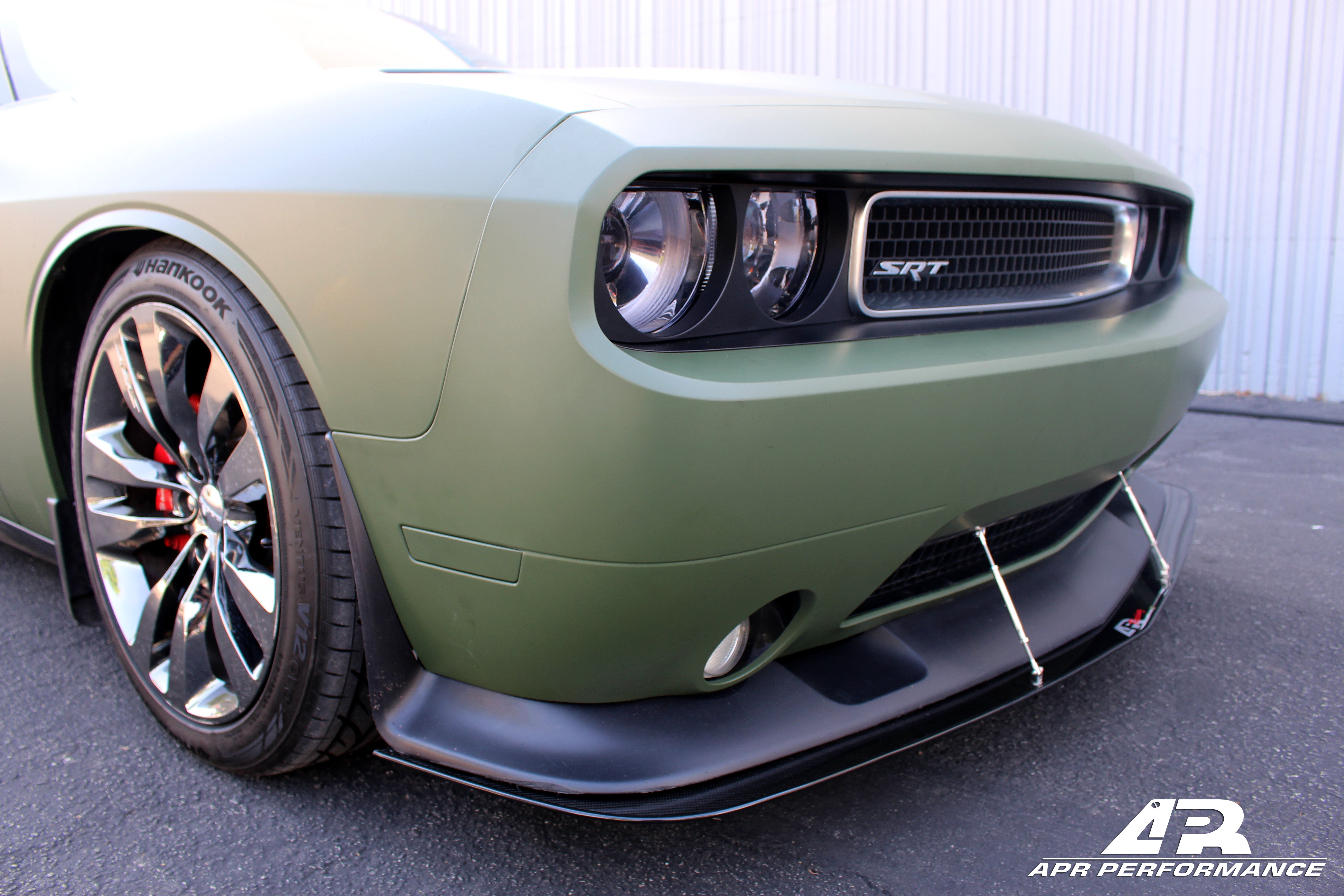 Dodge Challenger SRT-8 Carbon Fiber Front Wind Splitter 2008 - 2010-Front Wind Splitter-Grocery Getter Performance
