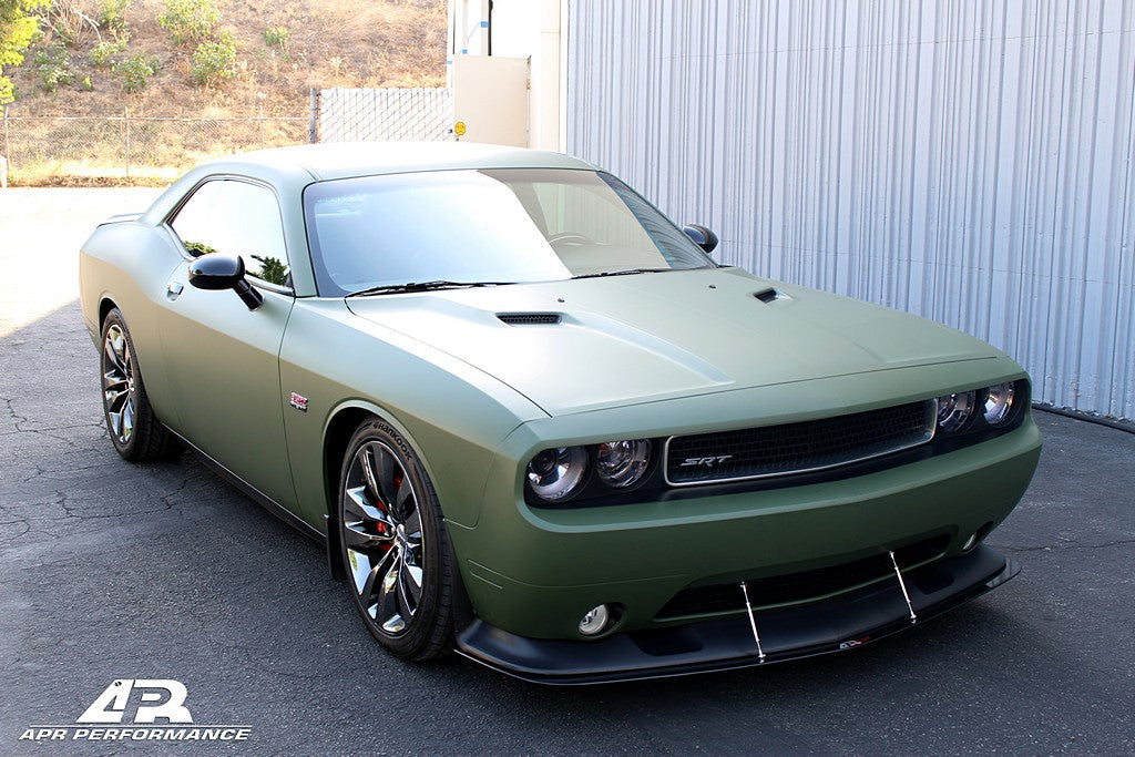 Dodge Challenger SRT-8 Carbon Fiber Front Wind Splitter 2011 - 2014-Front Wind Splitter-Grocery Getter Performance