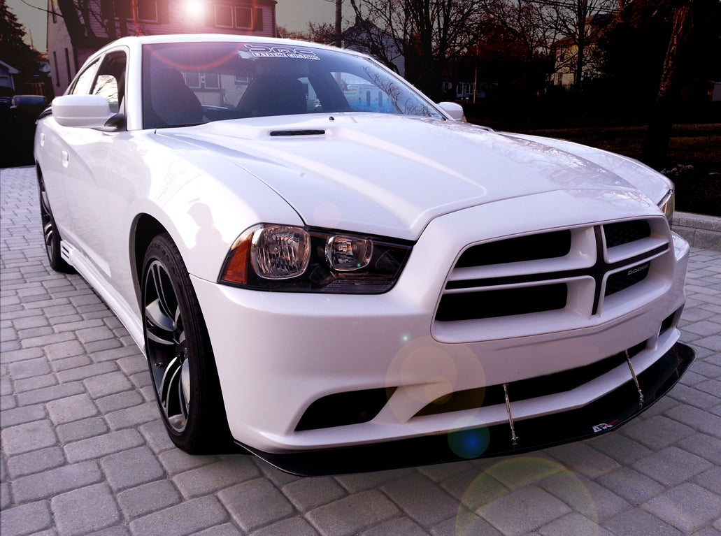 Dodge Charger Carbon Fiber Front Wind Splitter 2011 - 2014-Front Wind Splitter-Grocery Getter Performance
