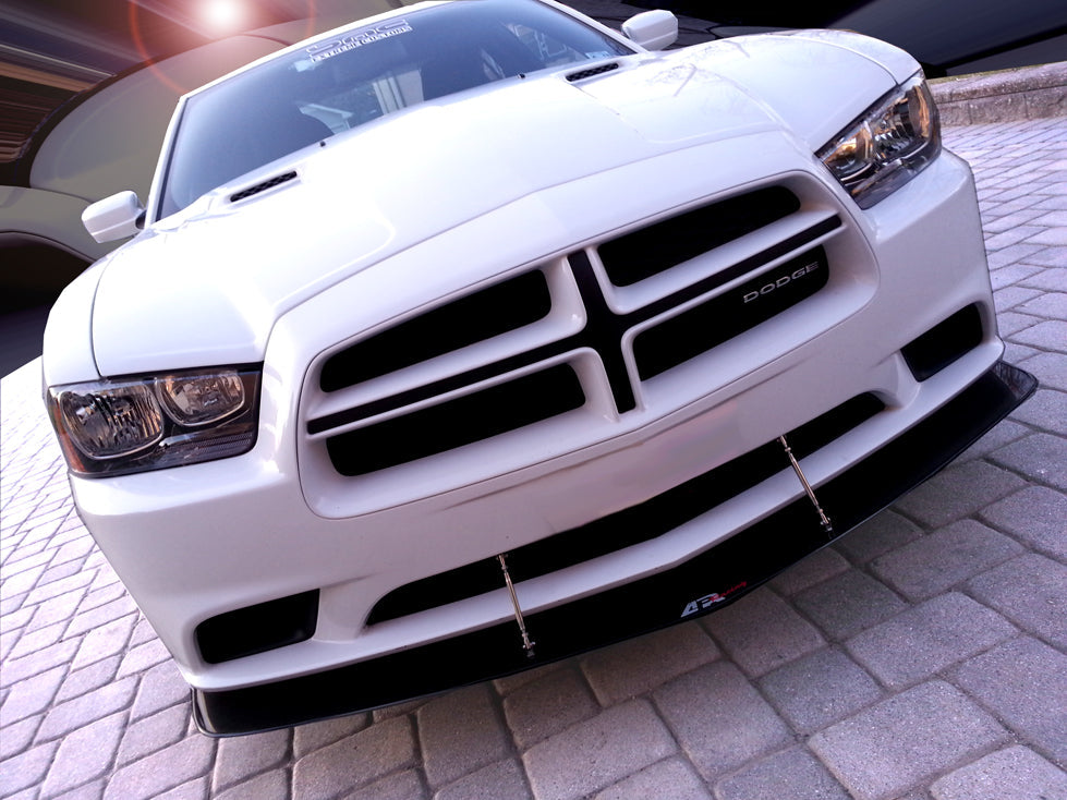 Dodge Charger Carbon Fiber Front Wind Splitter 2011 - 2014-Front Wind Splitter-Grocery Getter Performance
