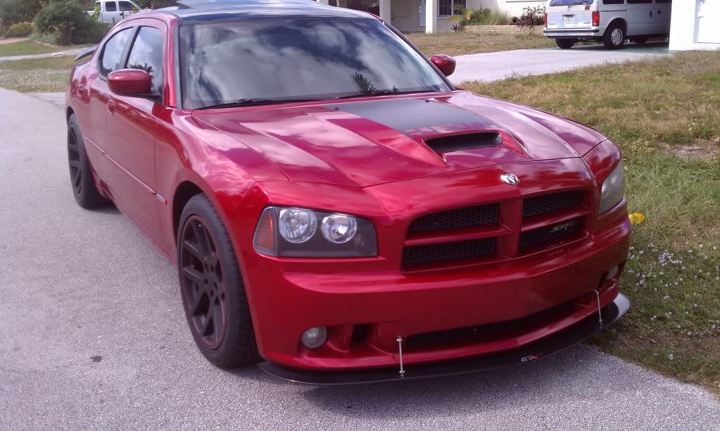 Dodge Charger SRT-8 Carbon Fiber Front Wind Splitter 2006 - 2010-Front Wind Splitter-Grocery Getter Performance