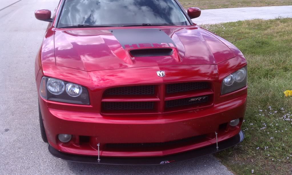 Dodge Charger SRT-8 Carbon Fiber Front Wind Splitter 2006 - 2010-Front Wind Splitter-Grocery Getter Performance