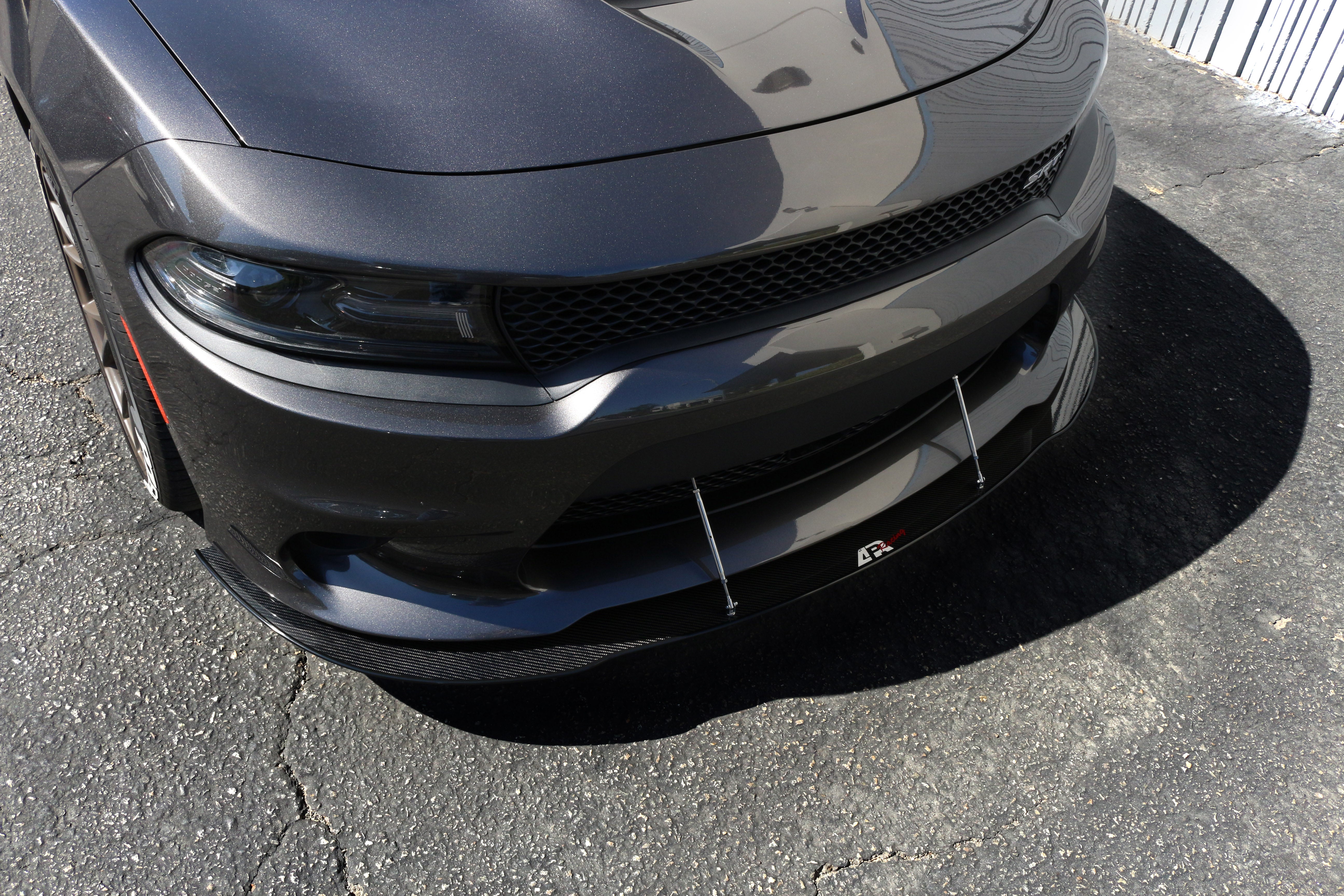 Dodge Charger SRT-8/ Hellcat/ Scat Pack Carbon Fiber Front Wind Splitter 2015 - 2019-Front Wind Splitter-Grocery Getter Performance