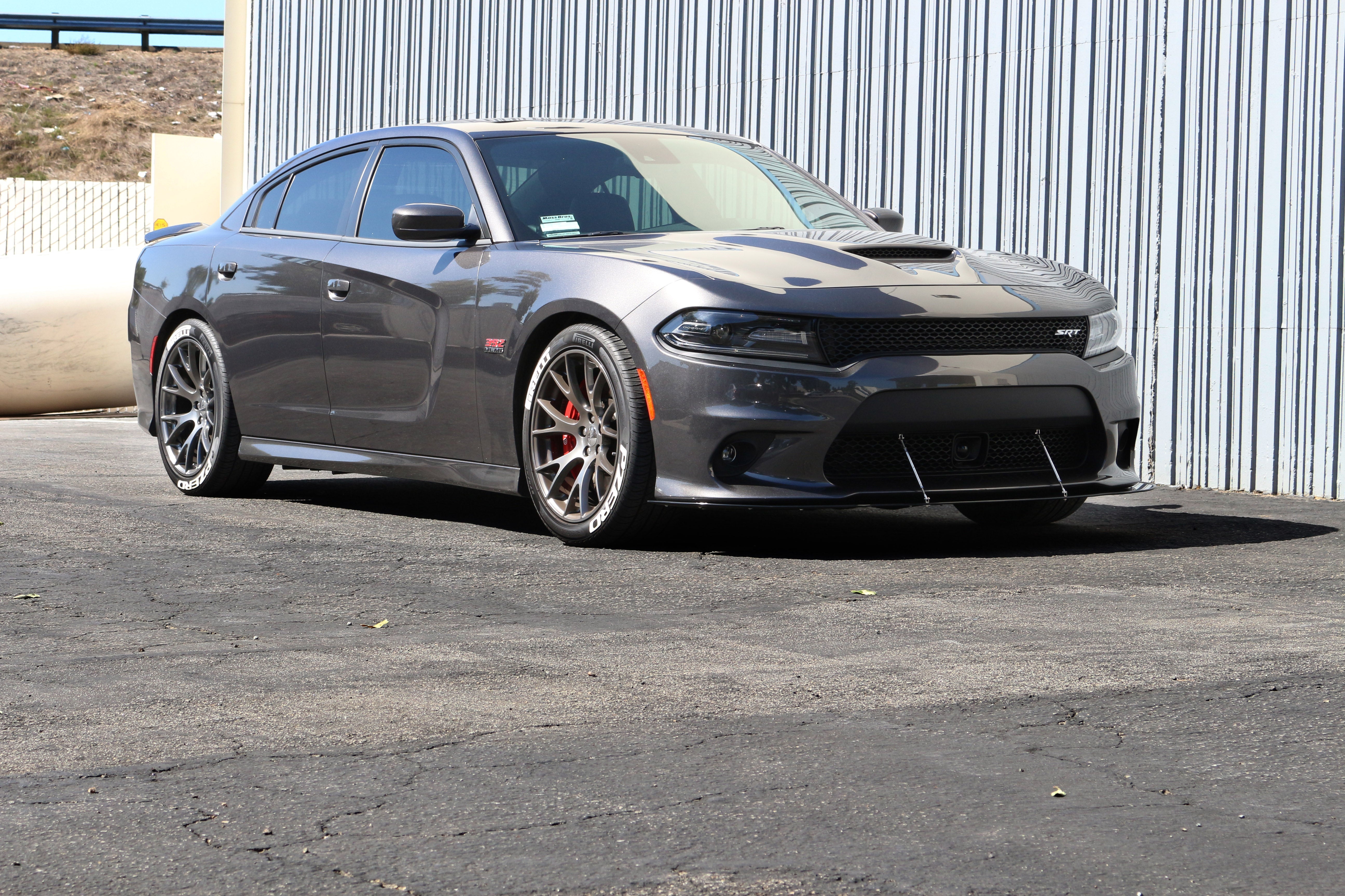 Dodge Charger SRT-8/ Hellcat/ Scat Pack Carbon Fiber Front Wind Splitter 2015 - 2019-Front Wind Splitter-Grocery Getter Performance
