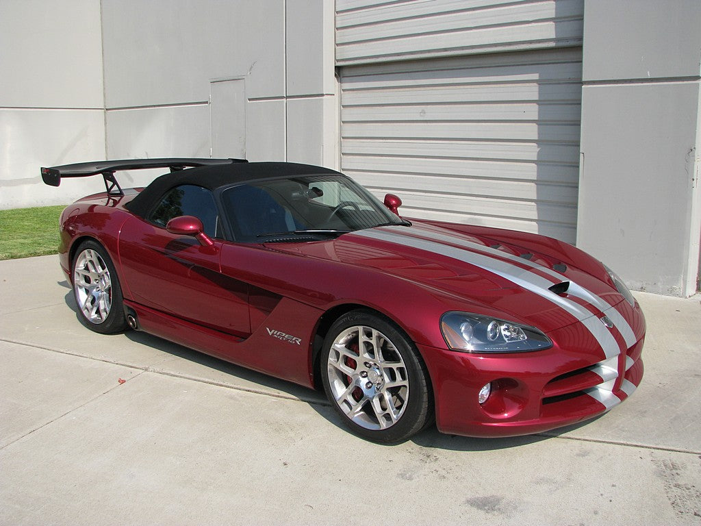 Dodge Viper Convertible GTC500 Carbon Fiber Adjustable Wing 2003 - 2010-GTC-500 Wing-Grocery Getter Performance