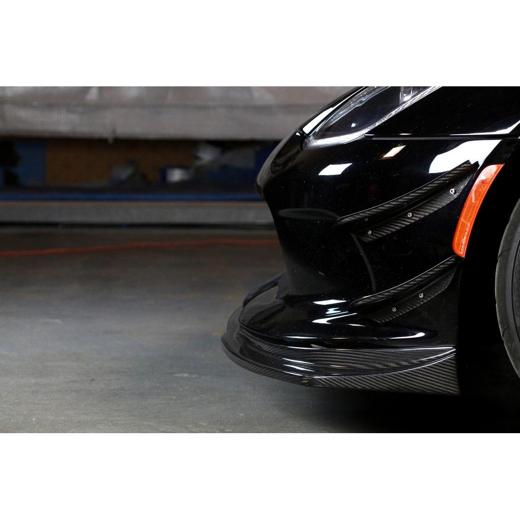 Dodge Viper Coupe Carbon Fiber Front Bumper Canards 2013-2017-Front Bumper Canards-Grocery Getter Performance