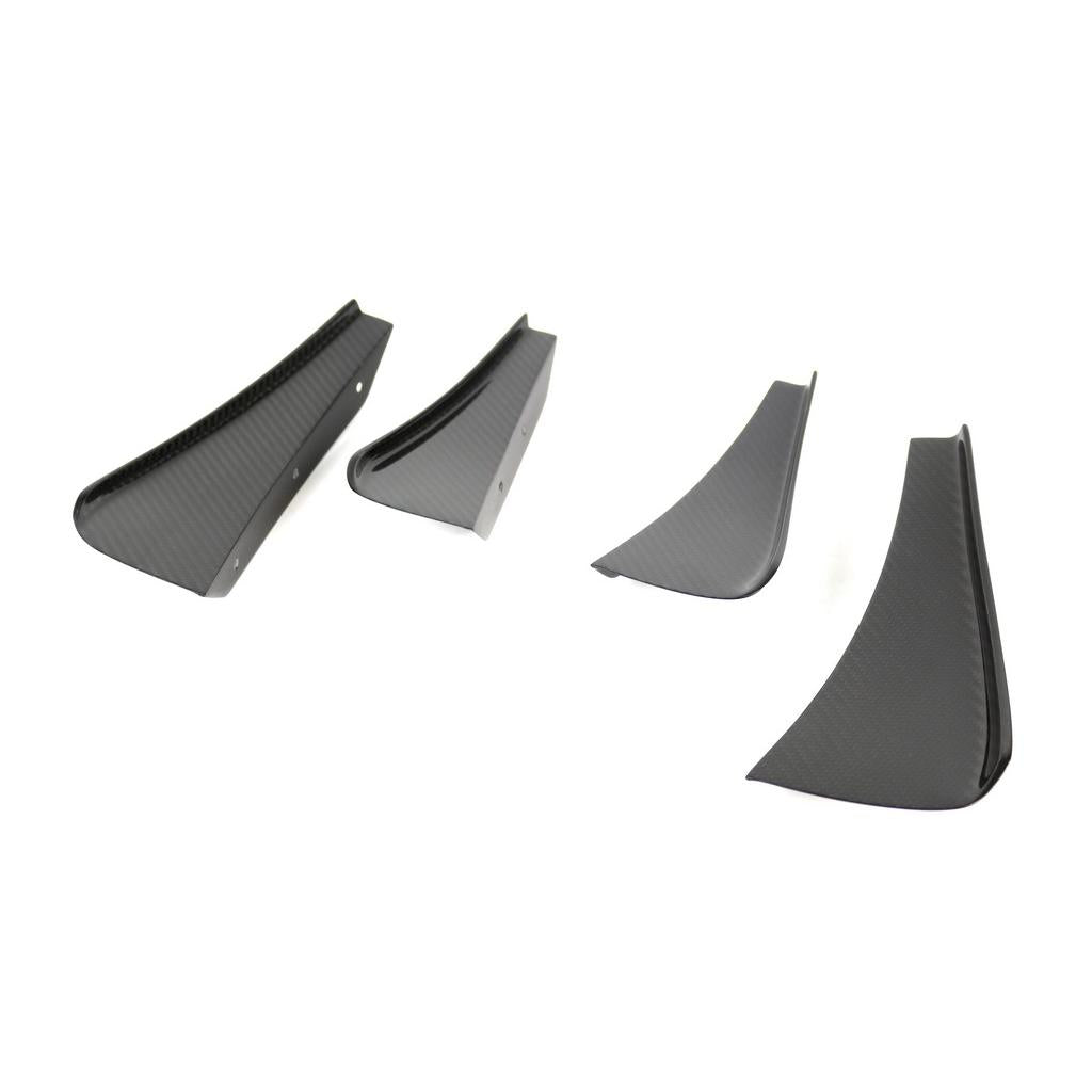 Dodge Viper Coupe Carbon Fiber Front Bumper Canards 2013-2017-Front Bumper Canards-Grocery Getter Performance