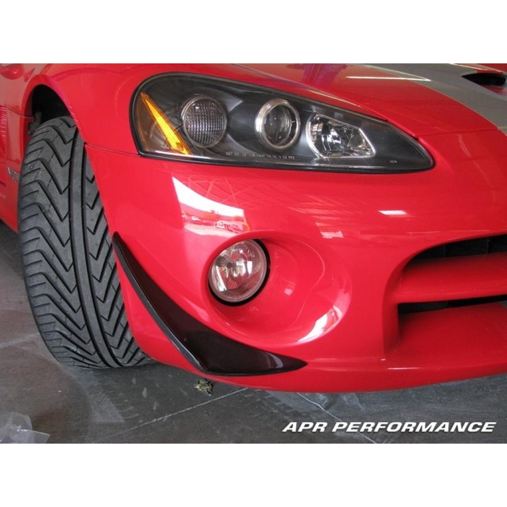 Dodge Viper SRT-10 Carbon Fiber Front Bumper Canards 2003-2010 (coupe / convertible)-Front Bumper Canards-Grocery Getter Performance