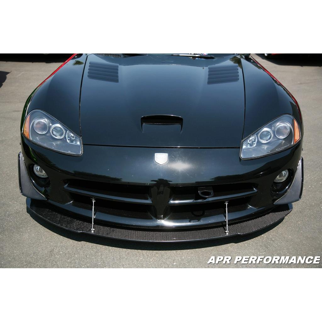 Dodge Viper SRT-10 Carbon Fiber w. Honeycomb Core Front Wind Splitter 2003-2010-Front Wind Splitter-Grocery Getter Performance