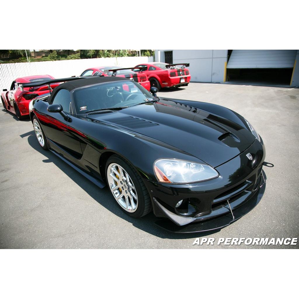 Dodge Viper SRT-10 Carbon Fiber w. Honeycomb Core Front Wind Splitter 2003-2010-Front Wind Splitter-Grocery Getter Performance