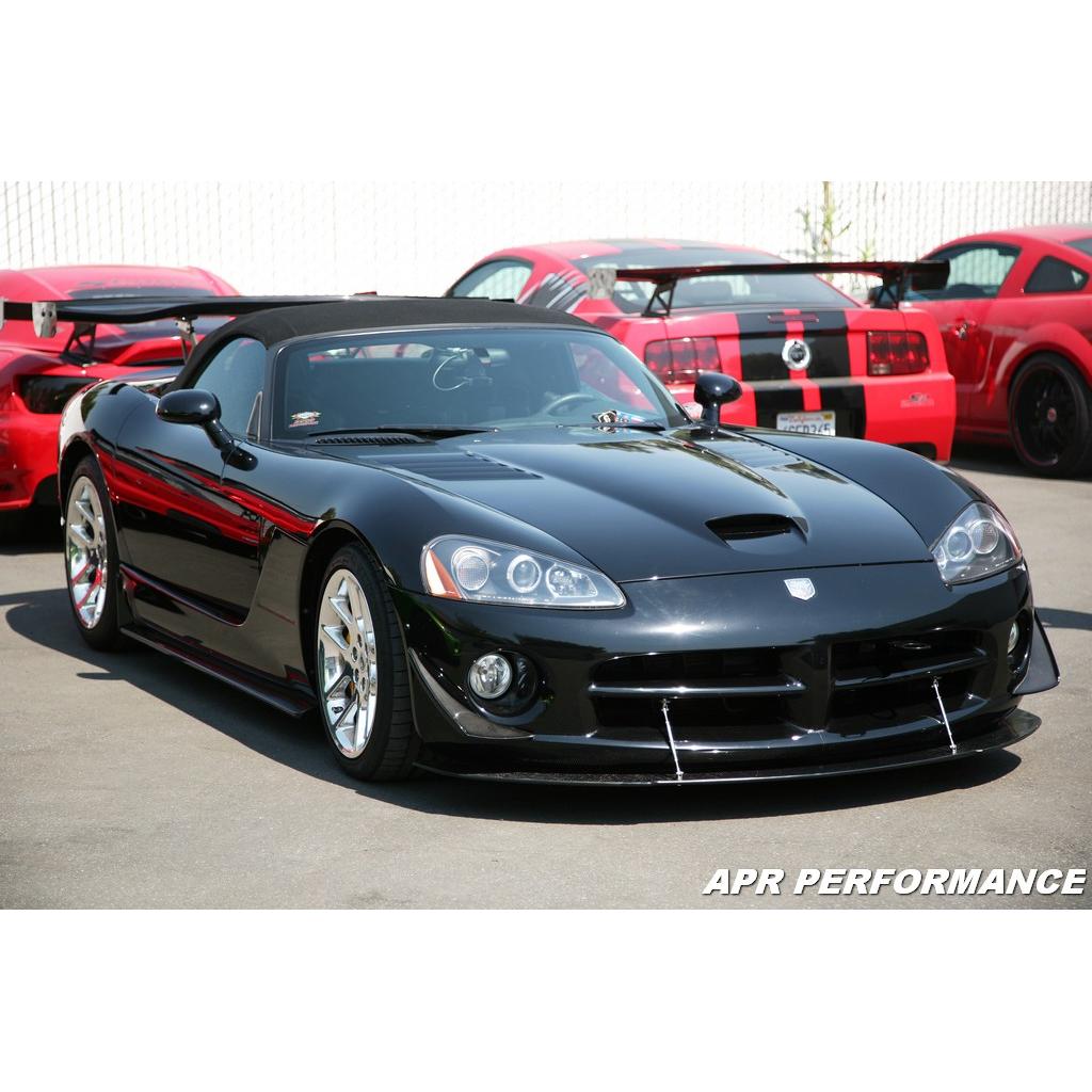 Dodge Viper SRT-10 Carbon Fiber w. Honeycomb Core Front Wind Splitter 2003-2010-Front Wind Splitter-Grocery Getter Performance