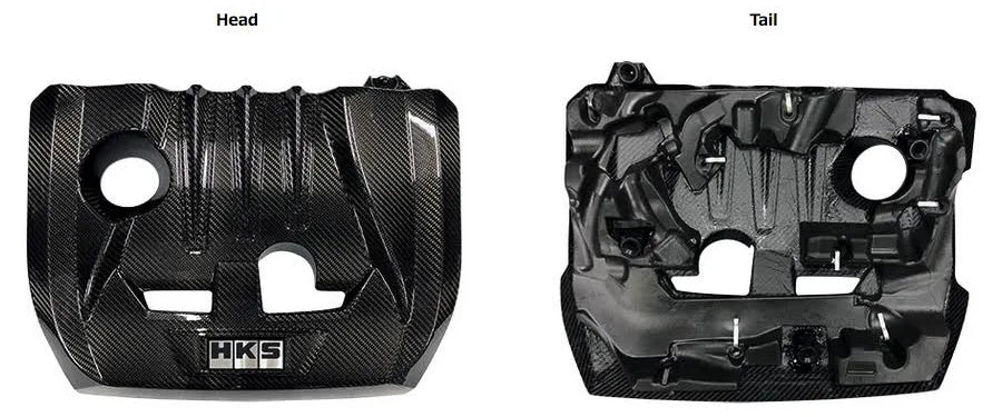 HKS Dry Carbon Engine Cover - Toyota GR Corolla / GR Yaris-Engine Cover-Grocery Getter Performance