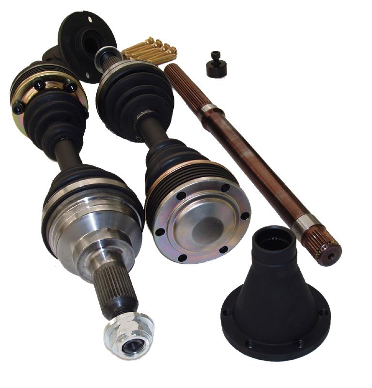 DSS Honda EG/DC/EK with EKK2 mounts K-Series Pro-Level Axle/Hub/28 Spline Intermediate Bar Kit KG58-Axles-Grocery Getter Performance