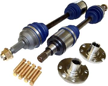 DSS SCION 2004-2007 xA / xB 600HP Level 3.9 Axle/Hub Kit SC35-Axles-Grocery Getter Performance