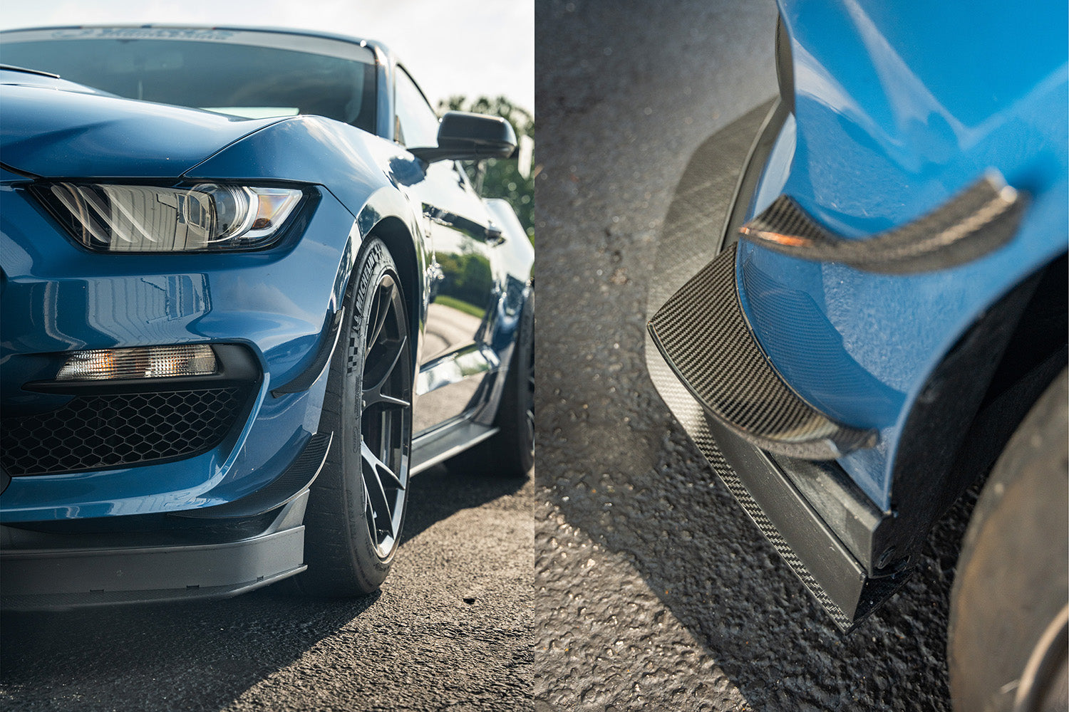 Dual-Element Dive Plane (Canard) Kit - Ford Mustang Shelby GT350