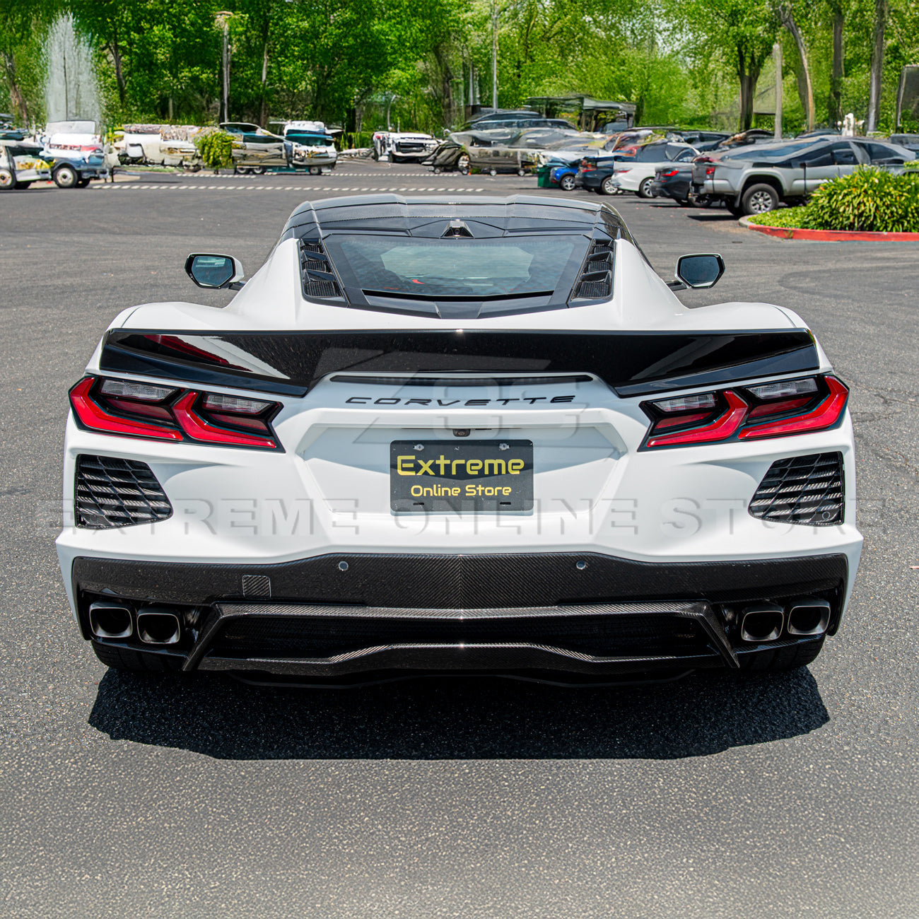 Ducktail Corvette C8 Stingray Rear Spoiler