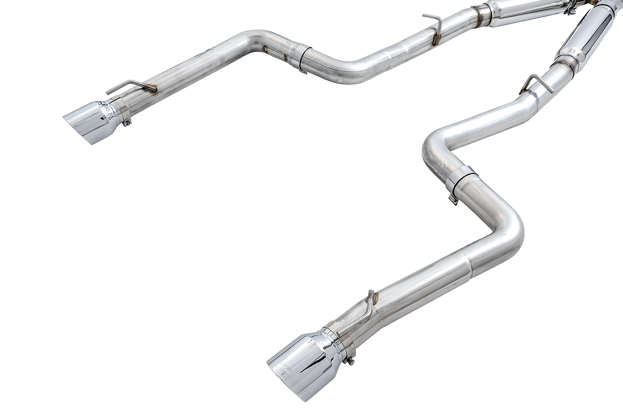 AWE Track Edition Exhaust for 17+ Charger 5.7 - Chrome Silver Tips