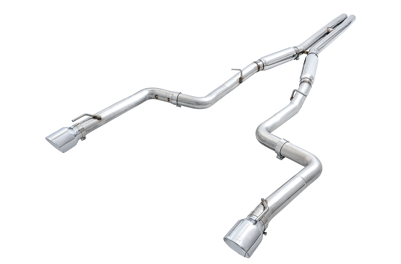 AWE Track Edition Exhaust for 17+ Charger 5.7 - Chrome Silver Tips