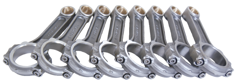 Eagle Chevrolet Big Block 4340 I-Beam Connecting Rod 6.135in w/ 7/16in ARP 8740 (Set of 8)-Connecting Rods - 8Cyl-Grocery Getter Performance