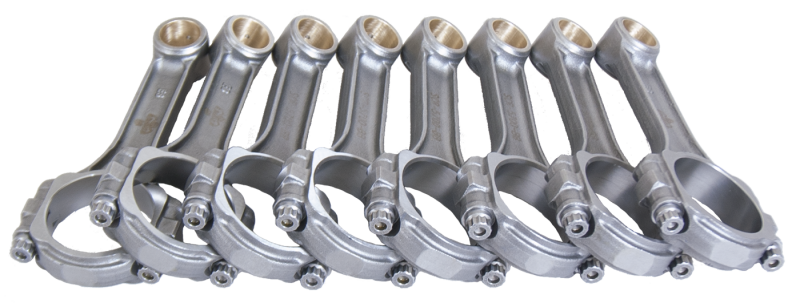 Eagle Chevrolet SB 5.700in 5.700in 5140 Steel 3/8in ARP8740 Bolts I-Beam Connecting Rods - Set of 8-Connecting Rods - 8Cyl-Grocery Getter Performance