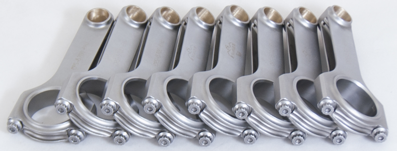 Eagle Chevrolet SB 5.700in Length 2.000in Rod Journal Forged 4340 Steel H-Beam Rods - Set of 8-Connecting Rods - 8Cyl-Grocery Getter Performance