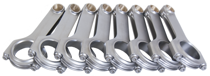 Eagle Chevrolet Small Block 5.700in Length 2.000in Rod Journal Forged Steel H-Beam Rods - Set of 8-Connecting Rods - 8Cyl-Grocery Getter Performance