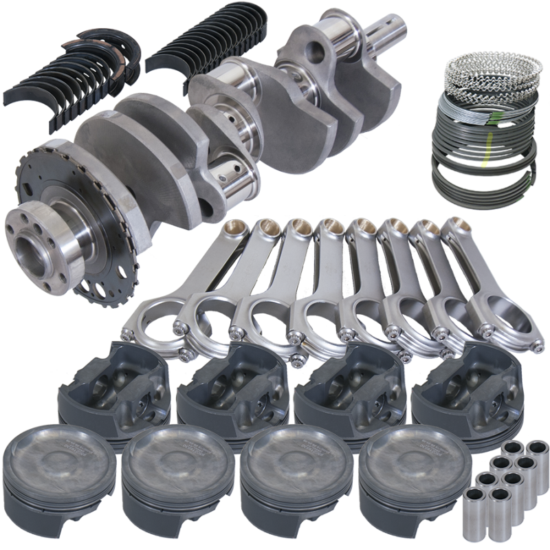 Eagle Chevy LS2 4.000in Crank 24 Tth Reluctor 6.125in H-Beam -25cc 4.005in Pistons Rotating Assembly-Rotating Assemblies-Grocery Getter Performance