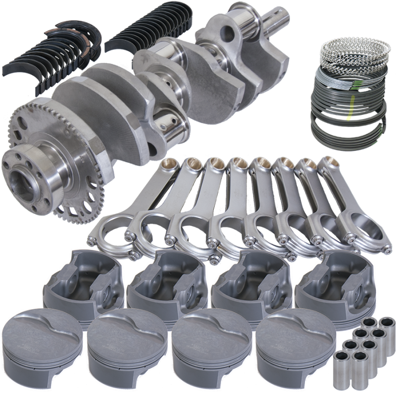 Eagle Chevy LS3 4.000in Crank 58 Tth Reluctor 6.125in H-Beam 4.005in Pistons Rotating Assembly-Rotating Assemblies-Grocery Getter Performance