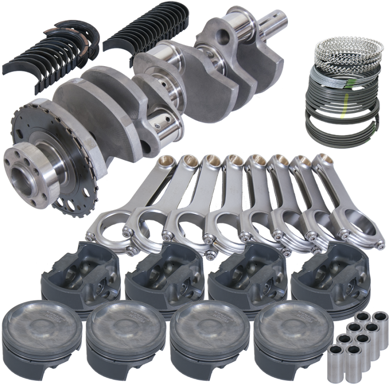 Eagle Chevy LS3/LS4 3.905in Bore +26.00cc Dish .125in OS Rotating Assembly Kit w/ 24 Tooth Reluctor-Rotating Assemblies-Grocery Getter Performance