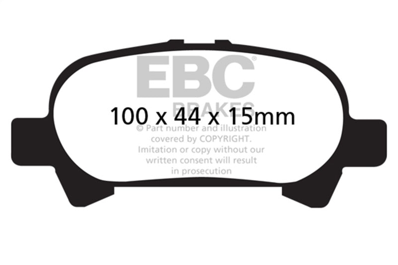 EBC 00-04 Toyota Avalon 3.0 Greenstuff Rear Brake Pads-Brake Pads - Performance-Grocery Getter Performance