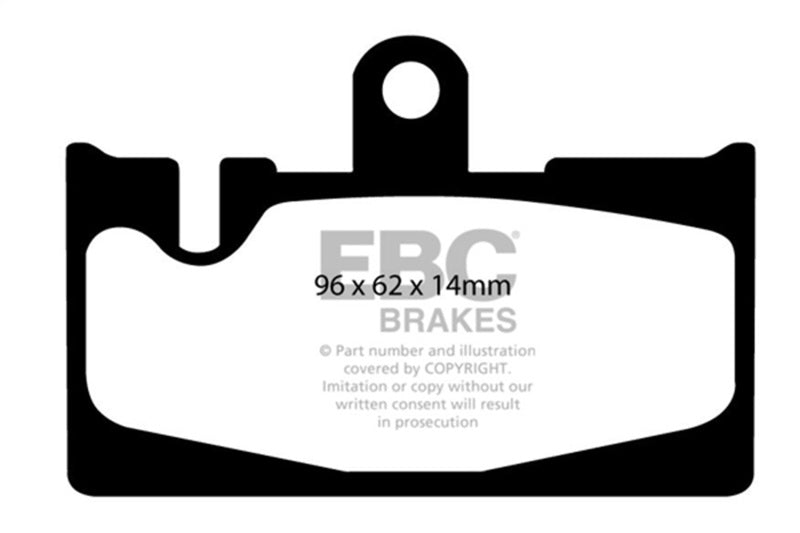 EBC 01-06 Lexus LS430 4.3 Greenstuff Rear Brake Pads-Brake Pads - Performance-Grocery Getter Performance